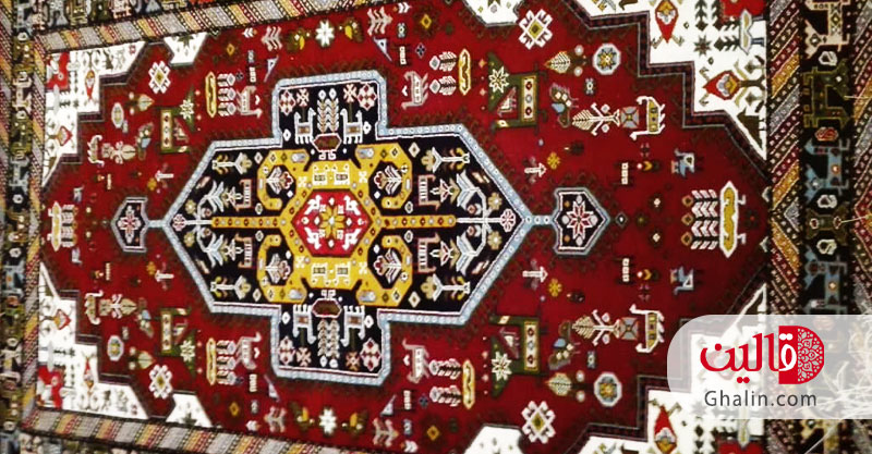 افسانه رنگ قرمز در فرش ترکمن