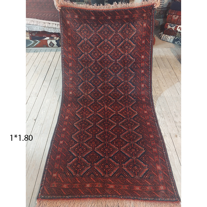 قالیچه ترکمنی 2 متری دستباف